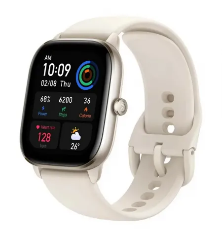 Ceas inteligent Xiaomi Amazfit GTS 4 Mini, 42mm, Moonlight White