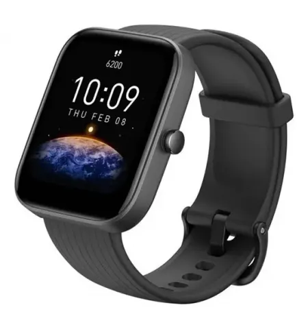 Умные часы Xiaomi Amazfit Bip 3 Pro, 44мм, Чёрный