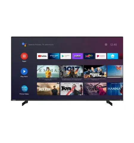 55" QLED SMART TV Toshiba 55QA5D63DG, 3840x2160 4K UHD, Android TV, Negru