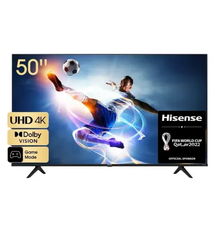 50" LED SMART TV Hisense 50A6BG, 3840x2160 4K UHD, VIDAA U OS, Negru