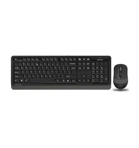 Set Tastatura + Mouse A4Tech FG1010S, Fara fir, Gri