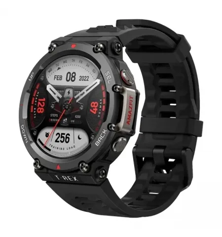 Ceas inteligent Xiaomi Amazfit T-Rex 2, 47mm, Ember Black