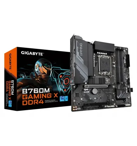 Материнская плата Gigabyte B760M GAMING X DDR4, LGA1700, Intel B760, Micro-ATX