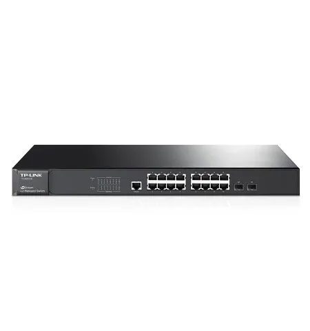 Сетевой коммутатор TP-LINK TL-SG3216, 16x 10/100/1000 Мбит/с, 2x SFP