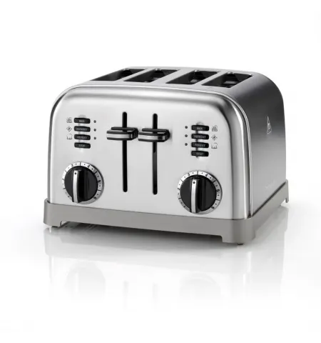 Toaster Cuisinart —PT180E, Argintiu