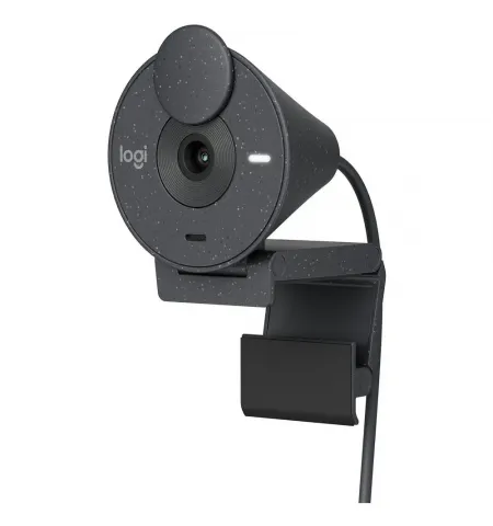 Веб-камера Logitech BRIO 300, Full-HD 1080P, Серый