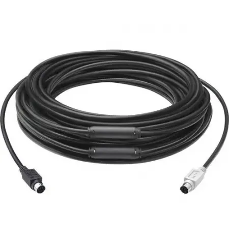 Аксессуары для веб-камер Logitech 10 m Extended Cable,  Чёрный