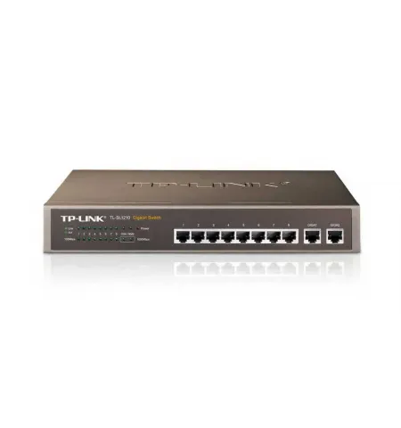 Сетевой коммутатор TP-LINK TL-SL1210, 8x 10/100 Мбит/с, 2x 10/100/1000 Мбит/с