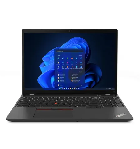 Laptop Business 16" Lenovo ThinkPad T16 Gen 1 (Intel), Thunder Black, Intel Core i7-1260P, 16GB/512GB, Fara SO