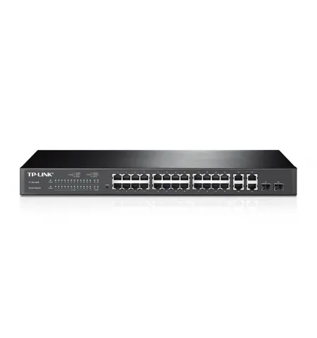 Switch de retea TP-LINK TL-SL2428, 24x 10/100 Mbps, 4x 10/100/1000 Mbps, 2x SFP