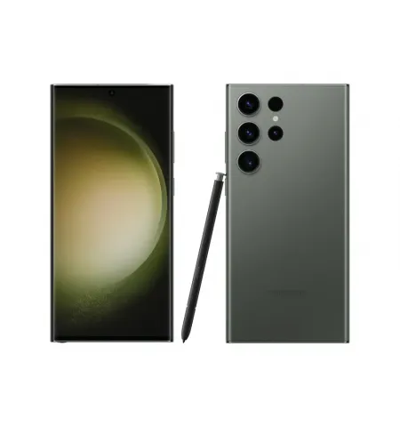 Смартфон Samsung Galaxy S23 Ultra, 256Гб/12Гб, Зелёный