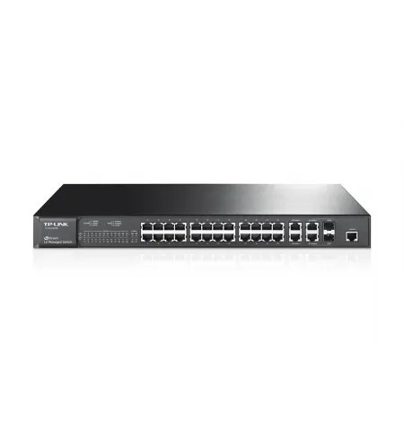 Сетевой коммутатор TP-LINK TL-SL5428E, 24x 10/100 Мбит/с, 4x 10/100/1000 Мбит/с