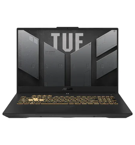 Игровой ноутбук 17,3" ASUS TUF Gaming F17 FX707ZC4, Mecha Gray, Intel Core i7-12700H, 16Гб/1024Гб, Без ОС