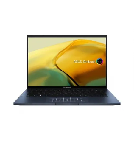 Laptop 14" ASUS Zenbook 14 OLED UX3402ZA, Ponder Blue, Intel Core i7-1260P, 16GB/1024GB, Fara SO