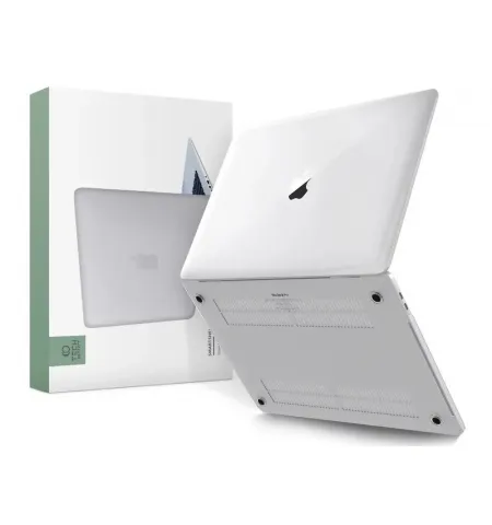 Husa pentru laptop Tech Protect Smartshell Macbook Pro 16 (2021-2023), 16.2", Policarbonat, Crystal Clear