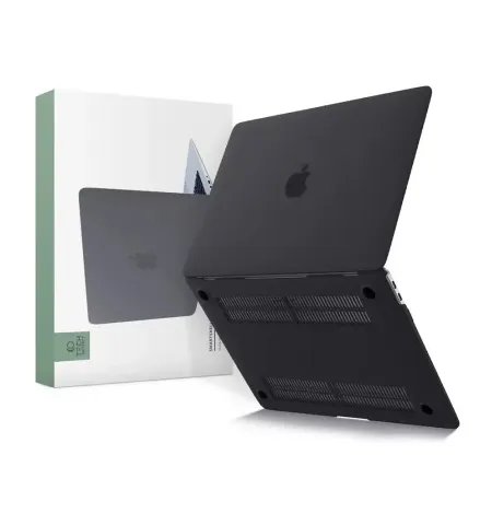 Чехол для ноутбука Tech Protect Smartshell Macbook Pro 13 (2016-2022), 13.3", Поликарбонат, Матовый чёрный
