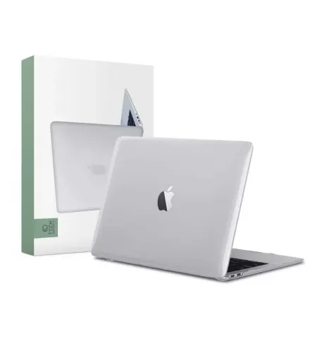 Husa pentru laptop Tech Protect Smartshell Macbook Air 13 (2018-2020), 13.3", Policarbonat, Crystal Clear