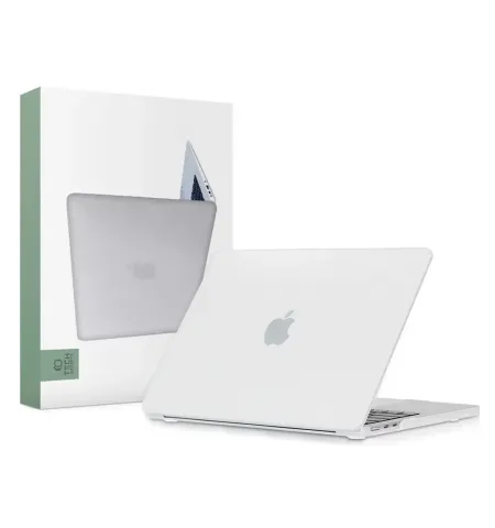 Husa pentru laptop Tech Protect Smartshell Macbook Air 13 (2022), 13.6", Policarbonat, Matte Clear