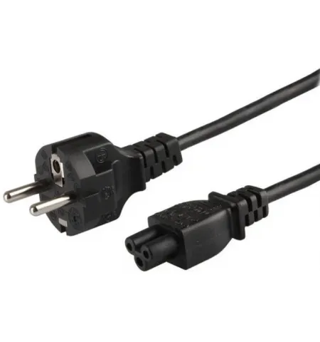 Power cord - 1,8m - SAVIO  CL-81, Schuko input / IEC C5 output
