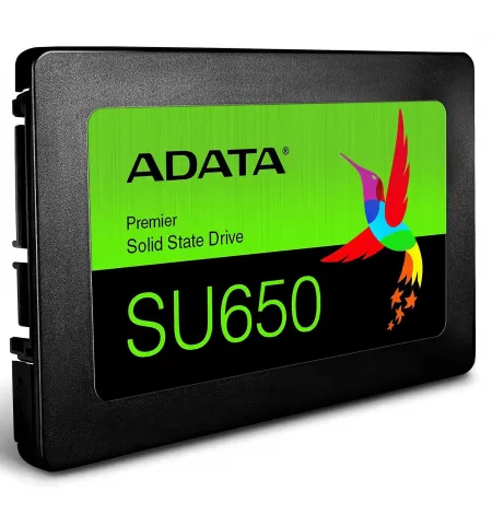 2.5" SSD 256GB  ADATA Ultimate SU650, SATAIII, Read: 520 MB/s, Write: 450 MB/s  ASU650SS-256GT-R