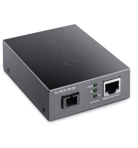 TP-LINK MC220L, Gigabit SFP Media Converter, 1 x Lan Gigabit port, 1 x 1000M SFP port, Multi-mode/Single-mode SFP module