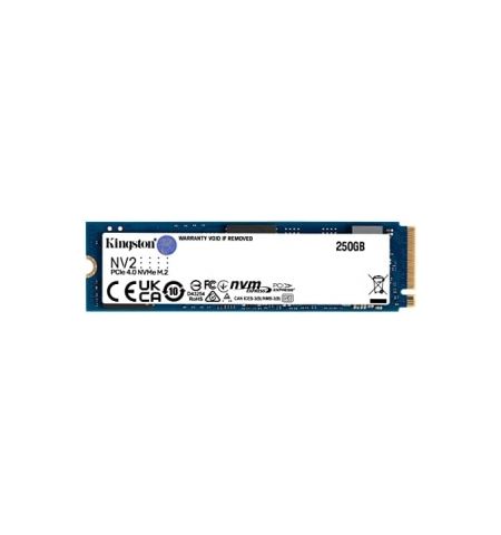 M.2 NVMe SSD 250GB  Kingston SNV2S, PCIe 4.0 x4 NVMe/ M2 Type 2280 ,up To Read:3000 MB/s, Write:1300 MB/s