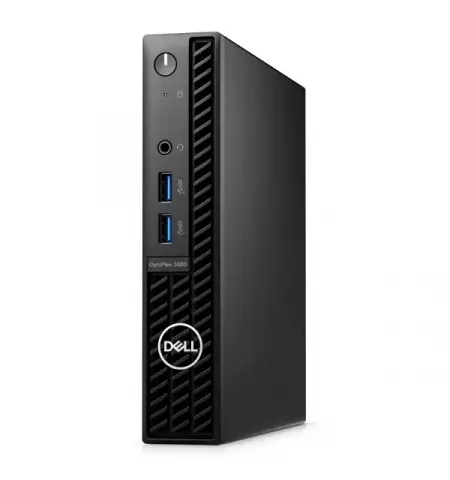 Мини ПК DELL OptiPlex 3000, Intel Core i3-12100T, 8Гб/256Гб, Intel UHD Graphics 770, Windows 11 Pro