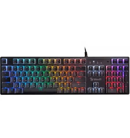 Tastatura Bloody S510R, Cu fir, Pudding Black