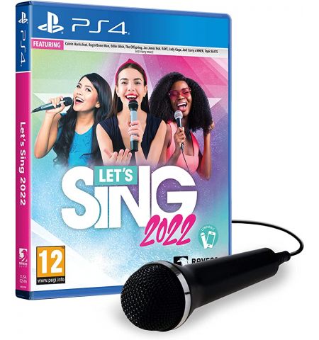 Lets Sing 2022 + Mic PlayStation 4