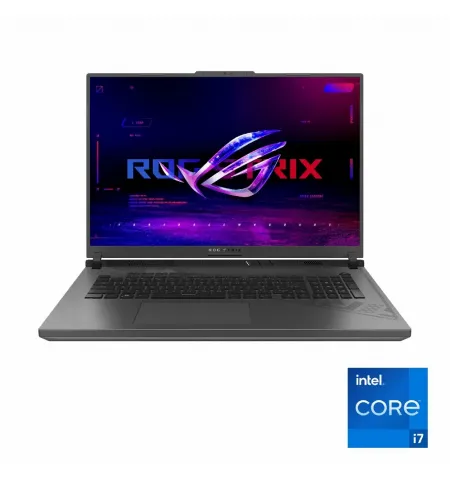 Игровой ноутбук 18" ASUS ROG Strix G18 G814JU, Eclipse Gray, Intel Core i7-13650HX, 16Гб/1024Гб, Без ОС