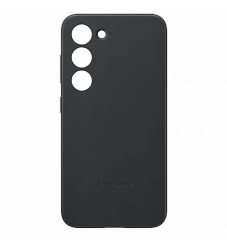 Husa Samsung Leather Cover for Galaxy S23+, Negru