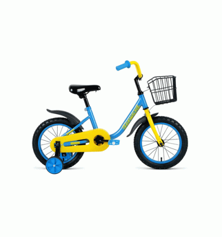 Велосипед детский FORWARD BARRIO 14 (14" 1 ск.) 2019-2020, синий