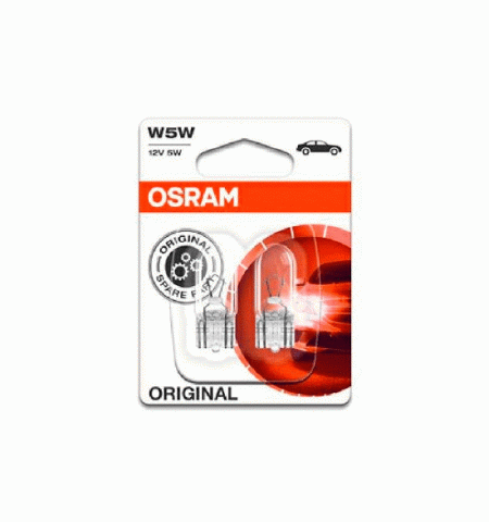 Автолампы Osram Original W5W 12V 5W 2825-02B