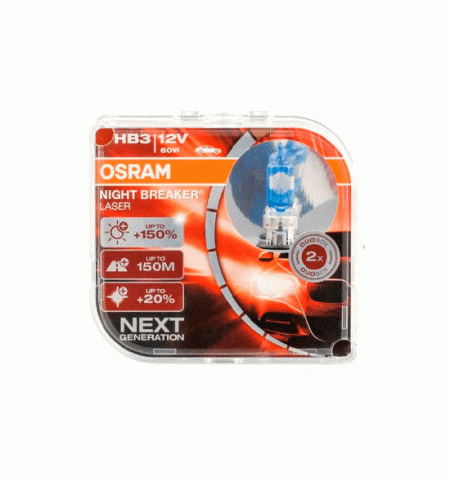 Лампа OSRAM 9005 NL +150%  HB3 12V 60W
