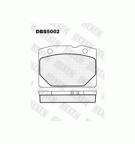 Тормозные колодки DBS5002 (SP 102) * Lada 2101 - 2107 пер.