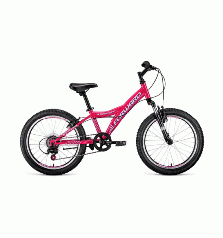 Велосипед подростковый FORWARD DAKOTA 20 2.0 (20" 6 ск. Рост 10.5") 2020-2021, розовый/белый