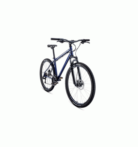 Горный велосипед FORWARD SPORTING 27,5 3.0 disc (27,5" 21 ск. Рост 19") 2020-2021, темно-синий/серый Горный велосипед FORWARD SPORTING 27,5 3.0 disc (27,5" 21 ск. Рост 19") 2020-2021, темно-синий/серый