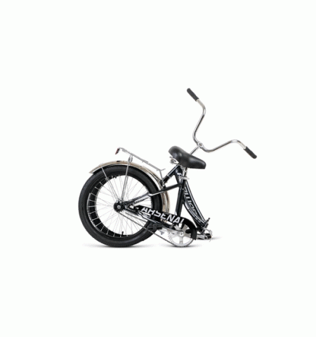 Складной велосипед FORWARD ARSENAL 20 1.0 (20" 1 ск. рост 14" скл.) 2020-2021, черный/серый