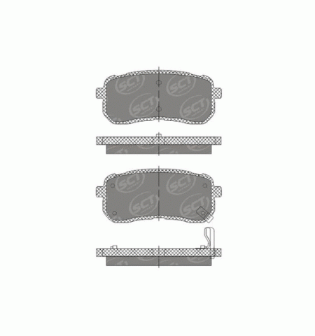 Тормозные колодки DBS (SP 698) (FDB4114) * Hyundai H-1 Starex, H-200 2008- задние колодки/parti p/u frina