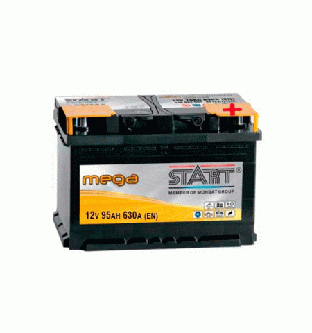 Аккумулятор Mega-Start Asia.Jap P+12V95Ah 630A
