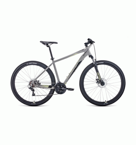 Горный велосипед FORWARD APACHE 29 2.2 disc (29" 21 ск. рост 19") 2020-2021, серый/бежевый