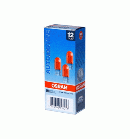 Автолампа OSRAM 12V WY5W W2.1x9.5D amber (2827)