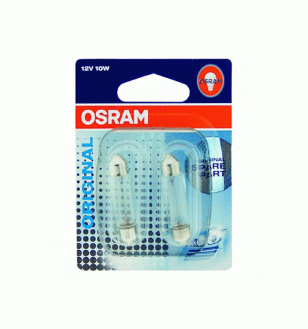 Автолампа OSRAM 12V C10W SV8.5-8 (6411-02B)