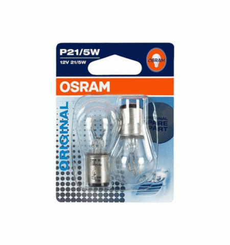 Автолампа OSRAM 12V P21/5W BAY15d (7528-02B)