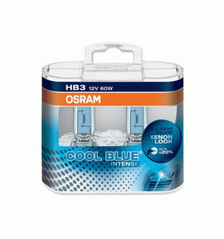 Автолампа OSRAM HB3 9005 Cool Blue Intense 4200K 12V 60W P20d (9005CBI BOX)