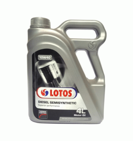 Масла европейского качества LOTOS 10W40 Diesel Semisyntetic CF 4л
