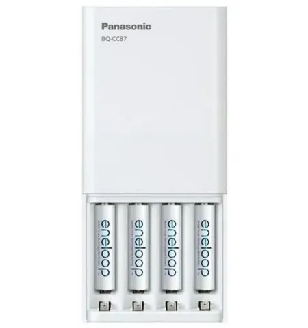 incarcator Acumulatori Panasonic K-KJ87MCD40USB, Alb