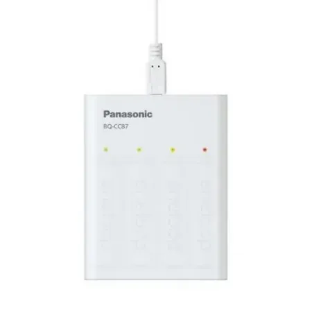 incarcator Acumulatori Panasonic BQ-CC87USB, Alb