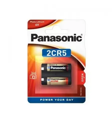 Baterii Panasonic 2CR-5L, 2CR5, 1400 mAh, 2 buc.