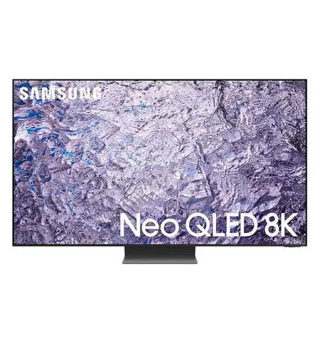 85" QLED SMART TV Samsung QE85QN800CUXUA , 7680x4320 8K UHD, Tizen, Argintiu